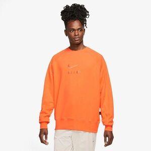 Nike Men's Vibrant Orange Crewneck Sweater